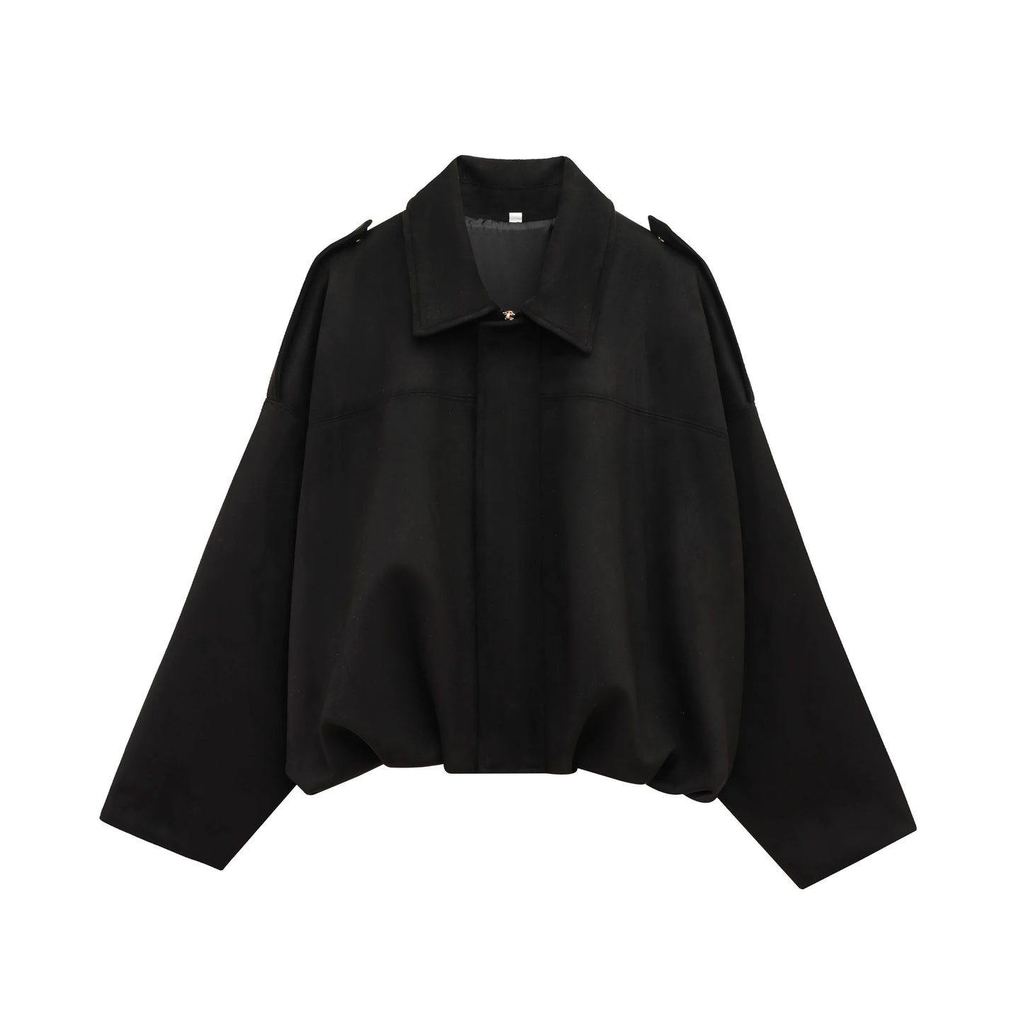 TRAFZA Women Brown Green Suede Jacket Loose Casual Bomber Coat Lapel Zipper Long Sleeve Jackets Vintage Lady Motorcycle Outwears